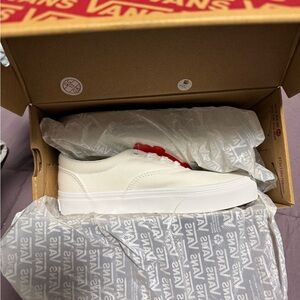 Vans White Low-Top Sneakers